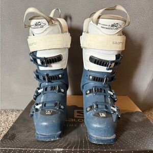 Salomon S/Max 90 Women's Ski Boots - Blue and Cream